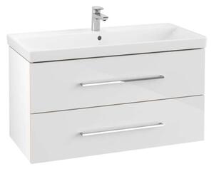 Villeroy & Boch Avento - Mobile da lavabo, 980x514x452 mm, 2 cassetti, Crystal White A89200B4