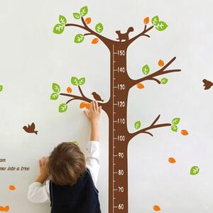Adesivo per bambini - metro per porta o parete 60x190 cm Dreaming Tree - Ambiance