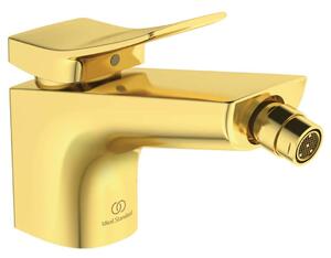 Ideal Standard Conca Tap - Miscelatore per bidet con sistema di scarico, Brushed Gold BC760A2
