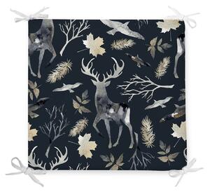 Cuscino natalizio in misto cotone Wild Forest, 42 x 42 cm - Minimalist Cushion Covers