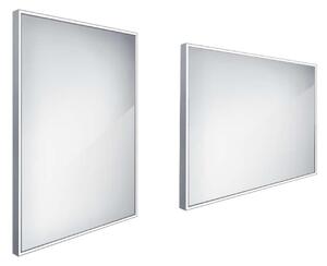 Nimco Specchi - Specchio con illuminazione LED, 600x800 mm, alluminio ZP 13002