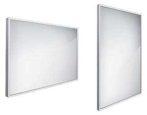 Nimco Specchi - Specchio con illuminazione LED, 1000x700 mm, alluminio ZP 13004