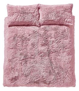 Biancheria da letto in microfelpa rosa , 135 x 200 cm Cuddly - Catherine Lansfield
