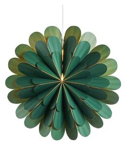 Decorazione luminosa verde con motivo natalizio ø 45 cm Marigold - Markslöjd
