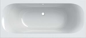 Geberit Soana - Vasca da bagno 1800x800x450 mm, bianco 554.004.01.1
