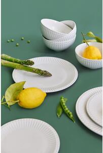 Set di piatti in porcellana bianca da 12 pezzi Purita - Bonami Essentials