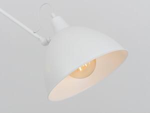 Lampada a sospensione bianca con paralume in metallo 104x104 cm Coben - CustomForm