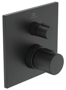 Ideal Standard CeraTherm - Miscelatore doccia termostatico ad incasso, nero A6956XG