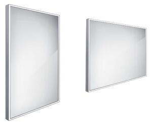 Nimco Specchi - Specchio con illuminazione LED, 500x700 mm, alluminio ZP 13001