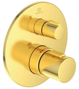 Ideal Standard CeraTherm - Miscelatore doccia termostatico ad incasso, Brushed Gold A5813A2