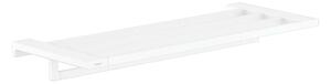 Hansgrohe AddStoris - Mensola con portasciugamani, lunghezza 650 mm, bianco opaco 41751700