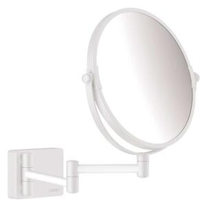 Hansgrohe AddStoris - Specchietto cosmetico a parete, bianco opaco 41791700