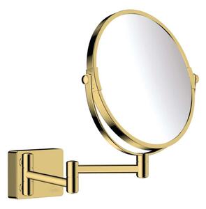 Hansgrohe AddStoris - Specchietto cosmetico a parete, color oro lucido 41791990