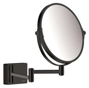 Hansgrohe AddStoris - Specchietto cosmetico a parete, nero opaco 41791670