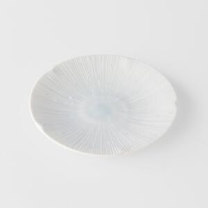 Piatto da dessert in ceramica azzurra ø 13 cm ICE WHITE - MIJ
