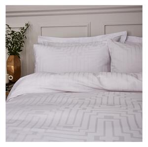 Biancheria da letto singola in cotone sateen bianco 135x200 cm - Bianca