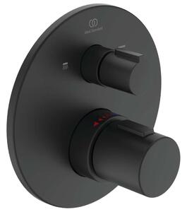 Ideal Standard CeraTherm - Miscelatore termostatico ad incasso per vasca da bagno, nero A5814XG