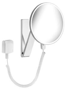 Keuco Specchi cosmetici - Specchietto cosmetico a parete con illuminazione a LED, cromo 17612019001