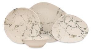 Set di piatti in porcellana da 24 pezzi Marmo chiaro - Kütahya Porselen