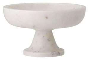 Bloomingville - Eris Pedestal Bowl White Marble Bloomingville