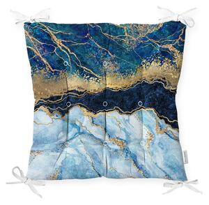 Cuscino per sedia Blue Marble, 40 x 40 cm - Minimalist Cushion Covers
