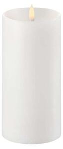 Uyuni - Candela LED con shoulder Nordic White 7,8 x 15 cm