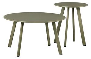 Tavolino da giardino in ferro verde, ø 70 cm Fer - WOOOD