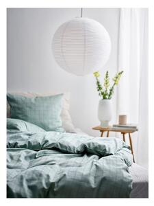 Biancheria da letto damascata verde chiaro per letto singolo 140x200 cm Clear - Södahl