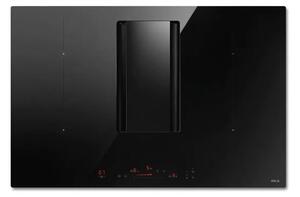 Elica Piano Cottura a Induzione con Cappa Integrata Aspirante 4 Fuochi Larghezza 78 cm in Vetro colore Nero - PRF0216347 NIKOLATESLA ALPHA B SL BL/