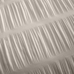 Biancheria da letto singola beige 135x200 cm Seersucker - Catherine Lansfield