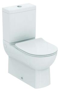 Ideal Standard Eurovit - WC monoblocco con sedile SoftClose, bianco T443601