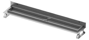 Tece TECEdrainline - Canalina doccia 1500 mm, per montaggio a parete, con nastro di tenuta Seal System, acciaio inox 601501