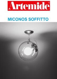 Artemide Miconos soffitto cromo lucido