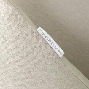 Biancheria da letto in flanella beige per letto singolo 135x200 cm - Catherine Lansfield
