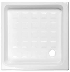 Sapho Kerasan Retro - Piatto doccia quadrato in ceramica 90x90x20 cm, bianco 133801