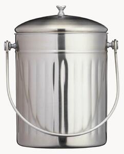 Pattumiera per compost in acciaio inox con filtro antitrasudamento Nina