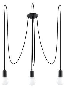 Apparecchio a sospensione nero 300x300 cm Spider - Nice Lamps