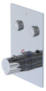 Steinberg 390 - Miscelatore termostatico ad incasso per 2 utenze, cromo 390 4221 3