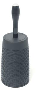 Scopino WC in plastica grigio – Addis
