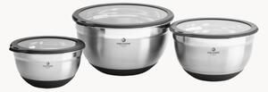 Set di 3 ciotole con coperchi in vetro Holden