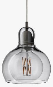 &Tradition Mega Bulb SR2 argento, cavo trasparente