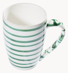 Tazza da colazione fatta a mano Grüngeflammt