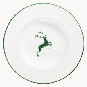 Piatto per pasta fatto a mano Grüner Hirsch