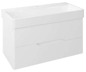 Sapho Mediena - Mobiletto da lavabo 960x510x485 mm, bianco opaco MD100