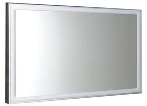 Sapho Luminar - Specchio in cornice con illuminazione LED 1200x550 mm, cromo NL560