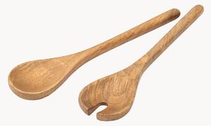 Set di 2 posate da insalata in legno di mango Big Love