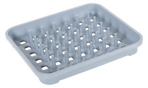 Scolapiatti in plastica grigio 38x33,5 cm Eco Range – Addis