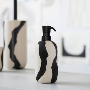 Dispenser di sapone in ceramica bianca e nera 200 ml Icon - Mette Ditmer Denmark