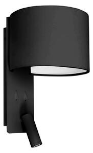 FARO BARCELONA Applique Fold con luce LED di lettura, nero