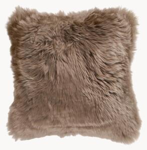 Cuscino in pelle di pecora merino New Zealand